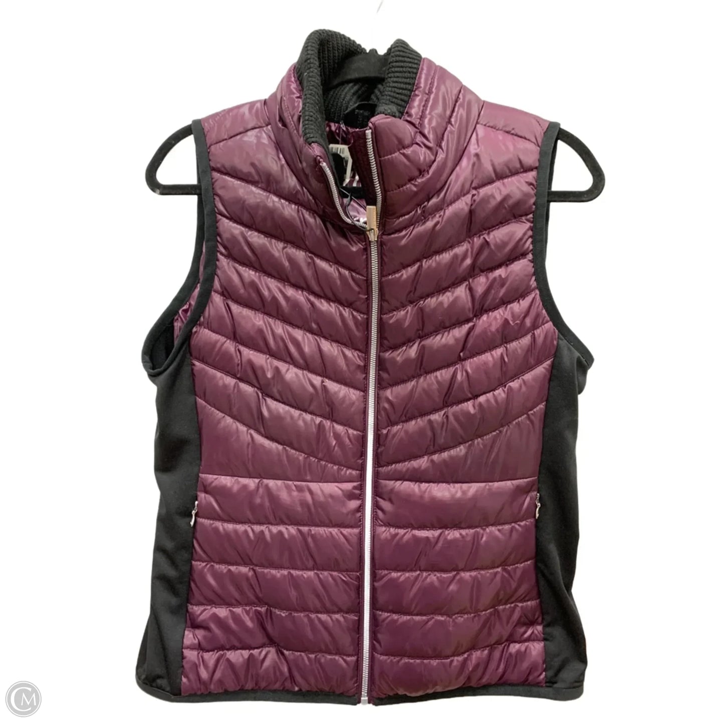 Vest Puffer & Quilted By Calvin Klein Performance In Purple, Size: M