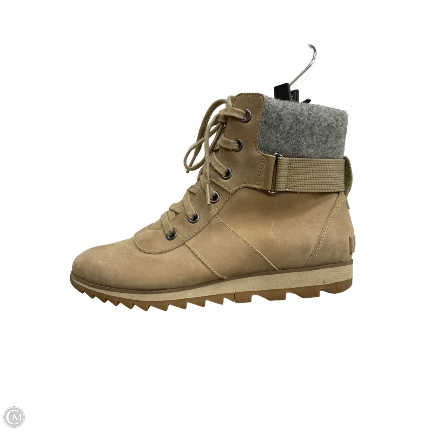 Boots Ankle Flats By Sorel In Tan, Size: 10