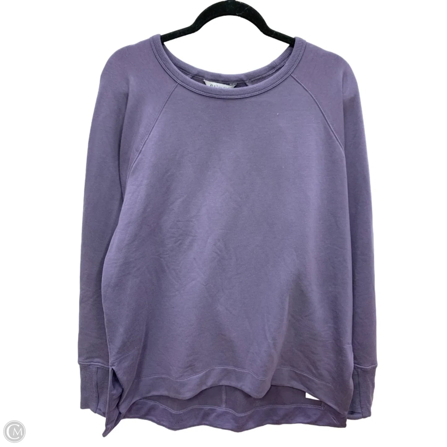 Sweatshirt Crewneck By Athleta In Purple, Size: L