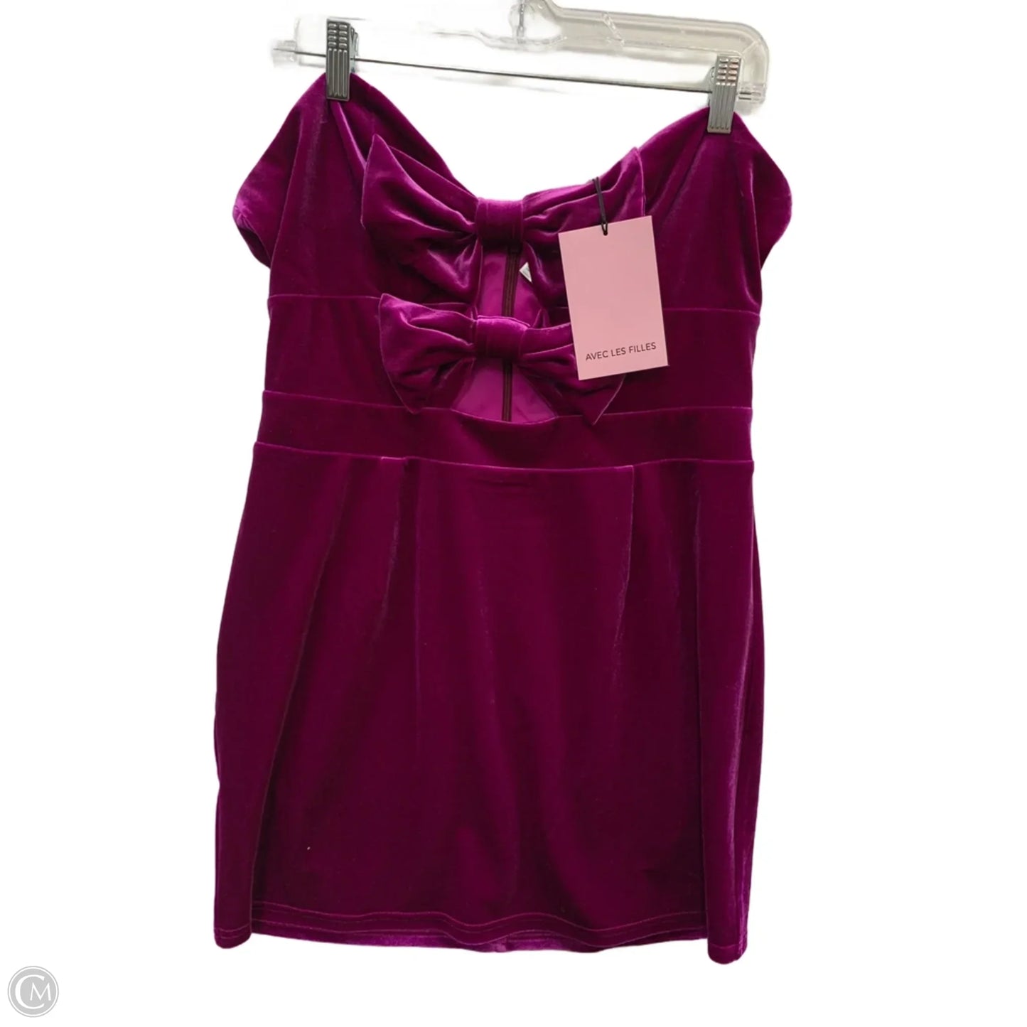 Top Sleeveless By Avec Les Filles In Purple, Size: L