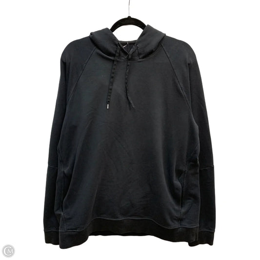 Sweatshirt Hoodie By Lululemon In Black, Size: Xl