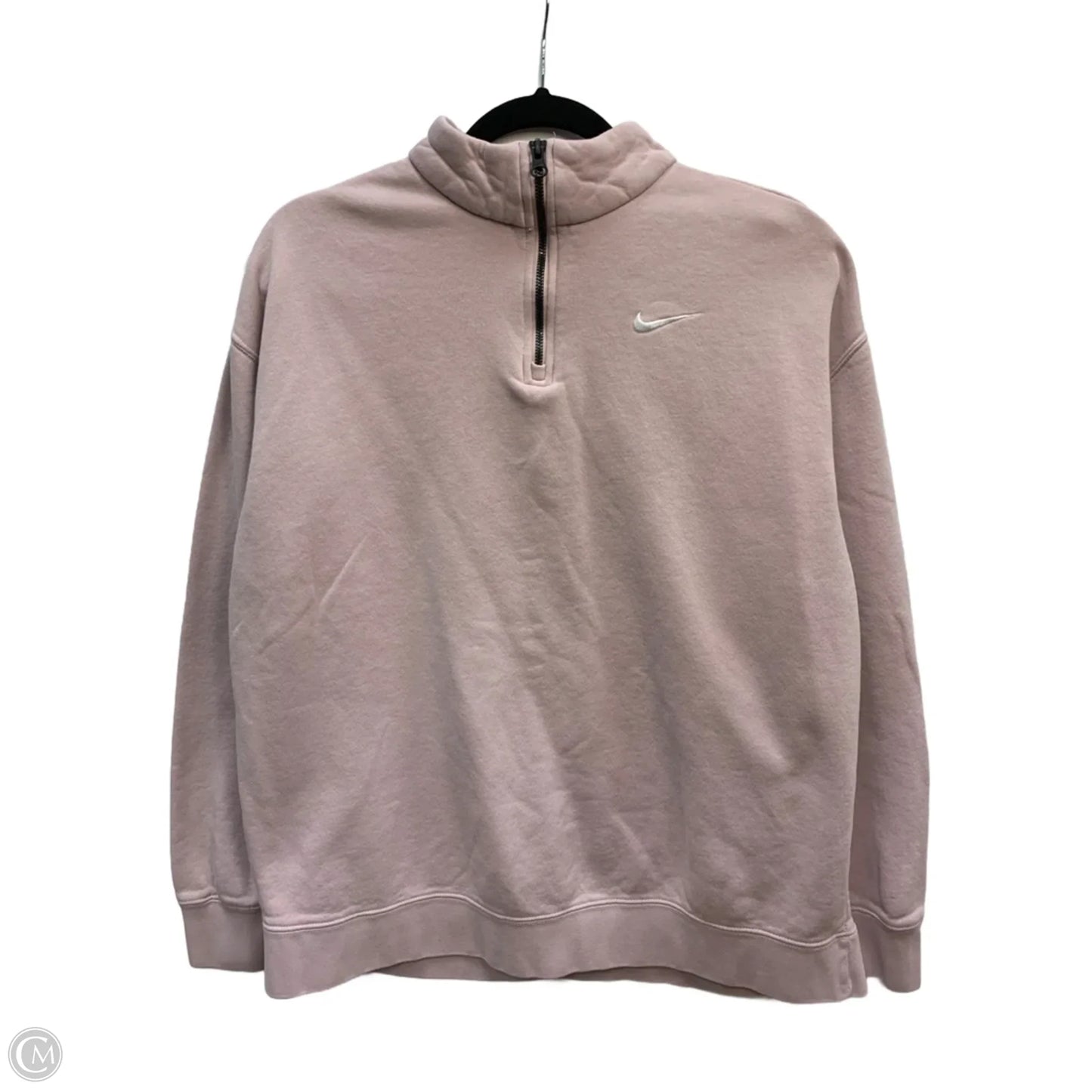 Sweatshirt Crewneck By Nike In Purple, Size: S