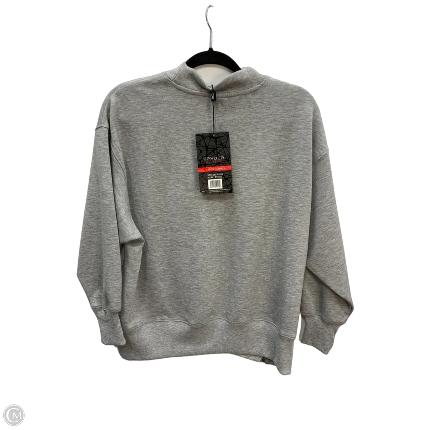 Sweatshirt Crewneck By Spyder In Grey, Size: Xs