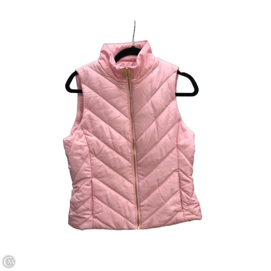 Vest Puffer & Quilted By Michael By Michael Kors In Pink, Size: S