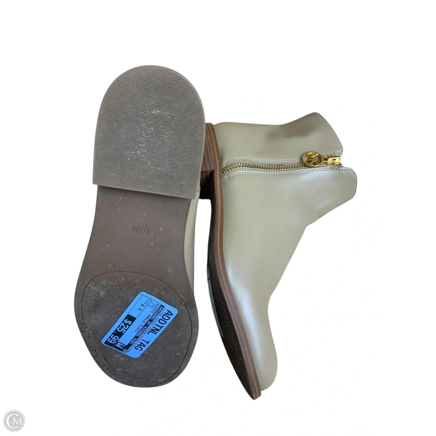 Boots Ankle Flats By Michael By Michael Kors In Tan, Size: 6.5