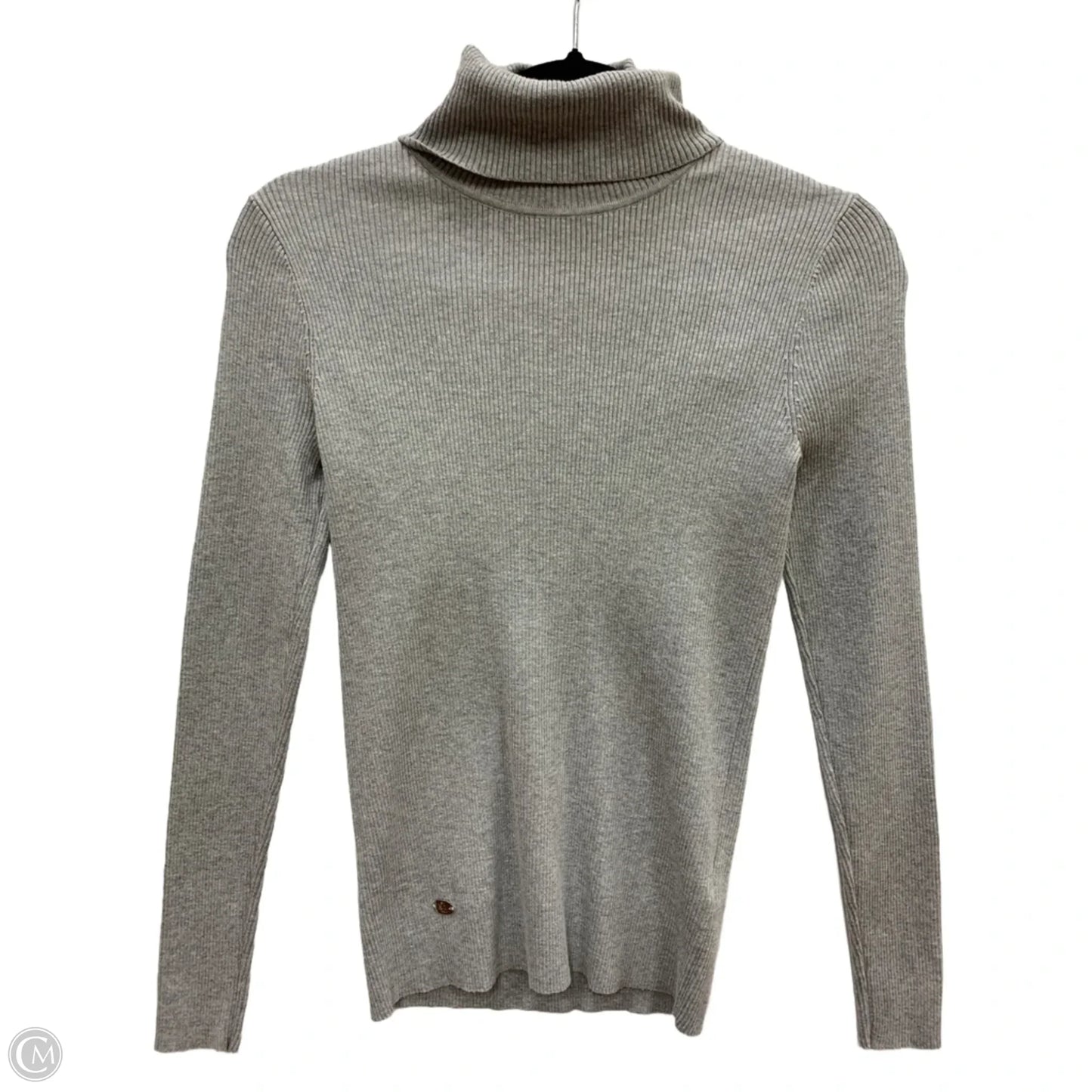 Sweater By Lauren By Ralph Lauren In Grey, Size: M