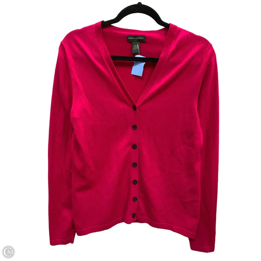 Cardigan By Banana Republic In Pink, Size: L