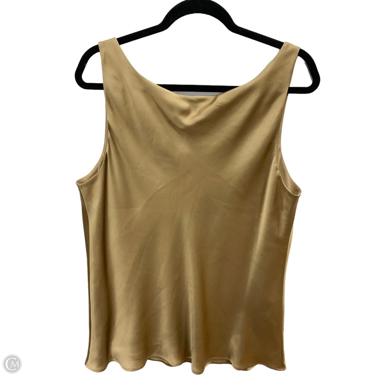 Tank Top Designer By Lafayette 148 In Gold, Size: 14