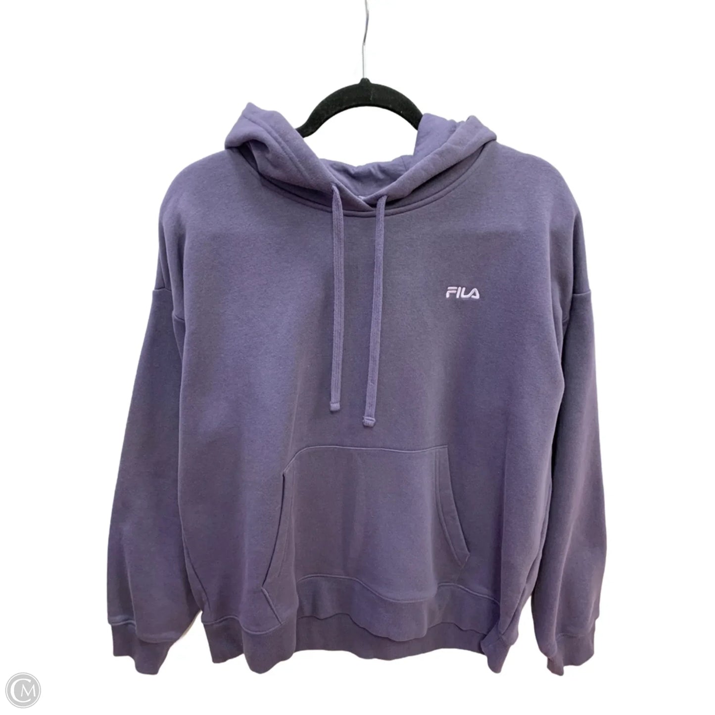 Athletic Sweatshirt Hoodie By Fila In Purple, Size: Xxl
