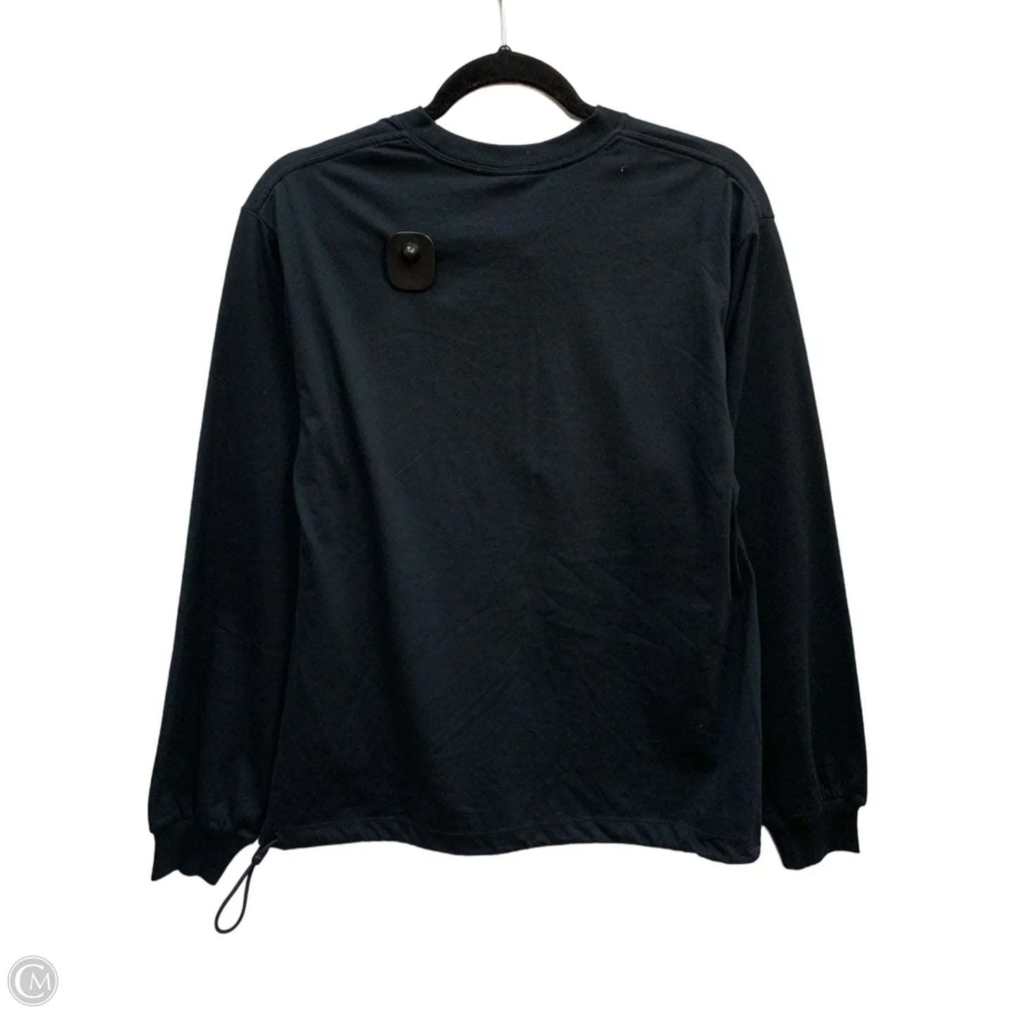 Athletic Top Long Sleeve Crewneck By Nike Apparel In Black, Size: S