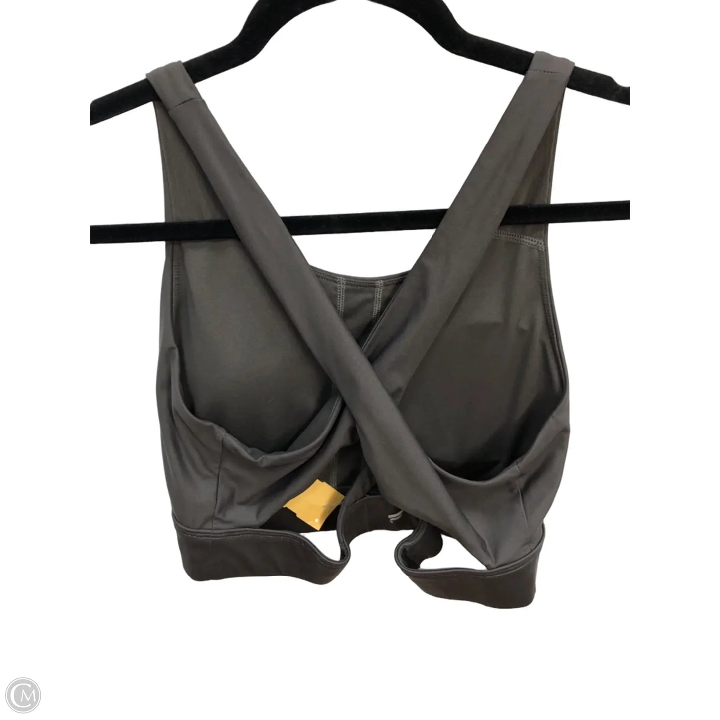 Athletic Bra By Fabletics In Grey, Size: L