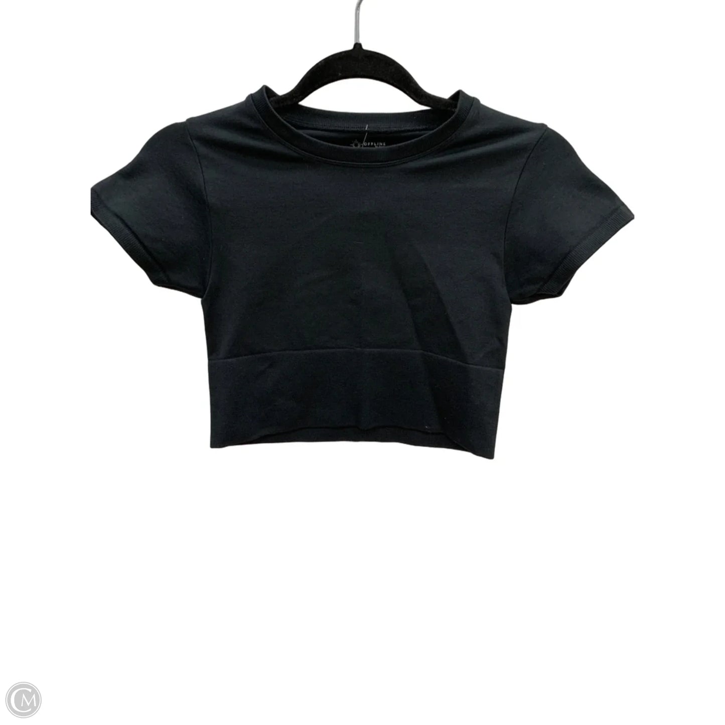 Athletic Top Short Sleeve By Offline In Black, Size: Xs