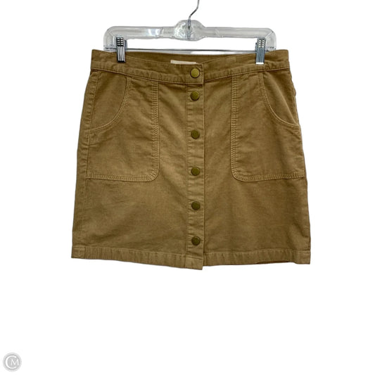Skirt Designer By Tory Burch In Tan, Size: 8