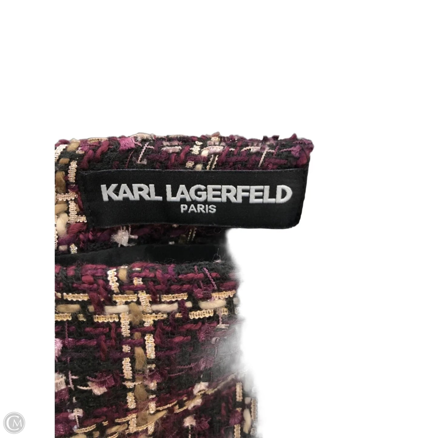Skirt Designer By Karl Lagerfeld In Purple, Size: 8