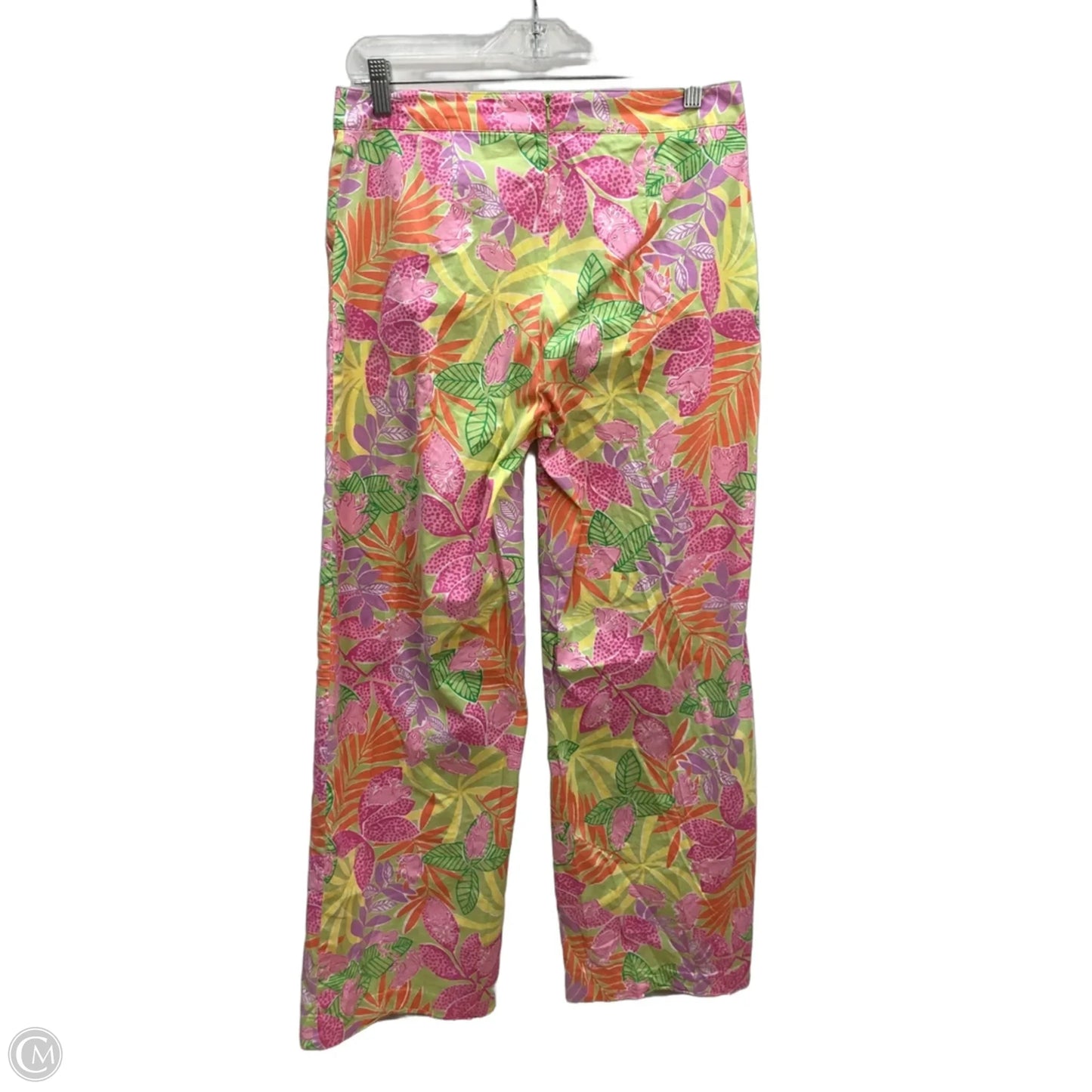 Pants Designer By Lilly Pulitzer In Tropical Print, Size: 8