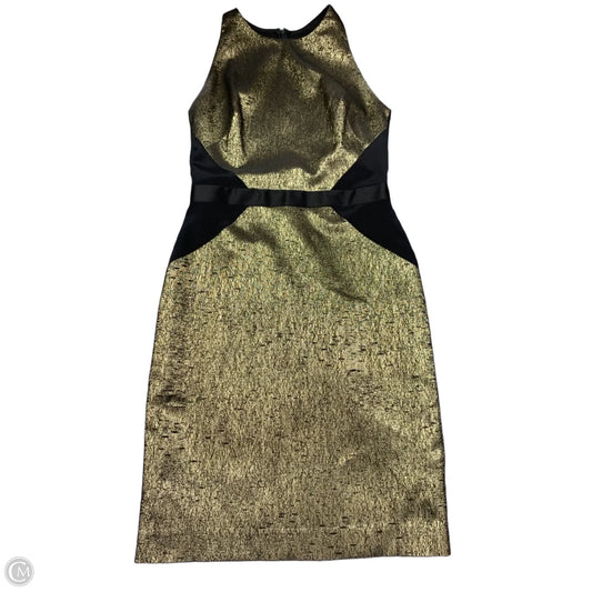Dress Party Short By Nicole By Nicole Miller In Black & Gold, Size: 2