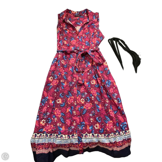 Dress Casual Maxi By Lane Bryant In Orange & Purple, Size: 22