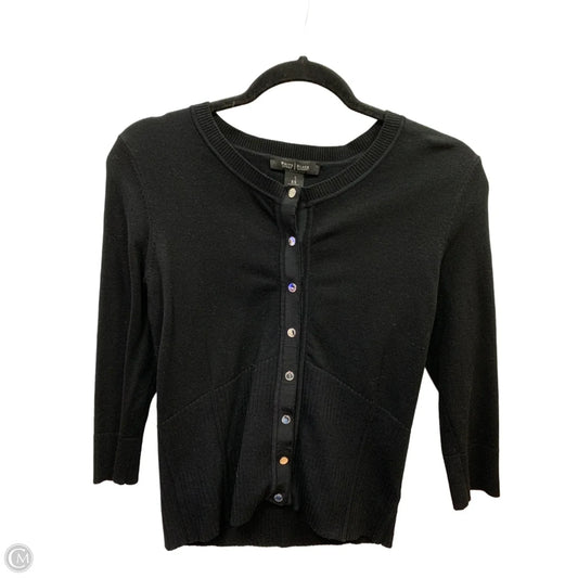 Cardigan By White House Black Market In Black, Size: Xs