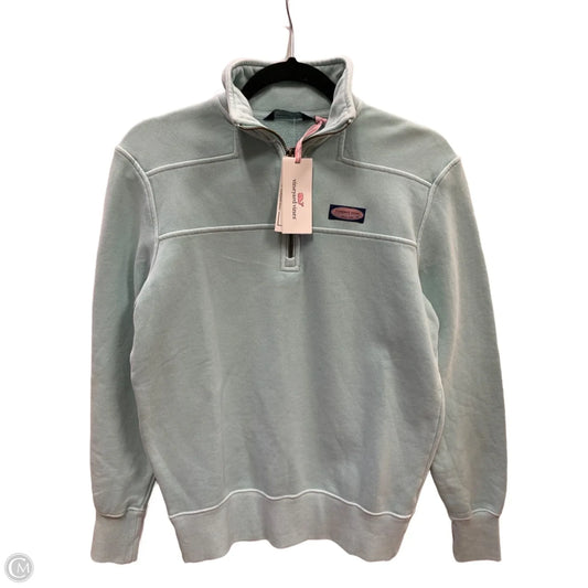 Sweatshirt Collar By Vineyard Vines In Teal, Size: Xxs