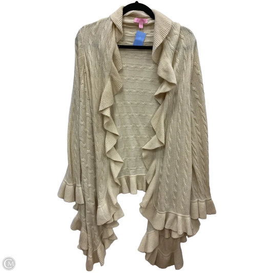 Cardigan Designer By Lilly Pulitzer In Gold, Size: Xl