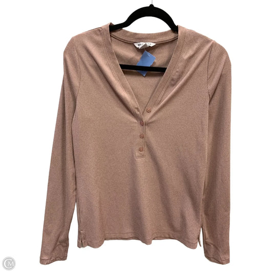 Athletic Top Long Sleeve Crewneck By Athleta In Pink, Size: M