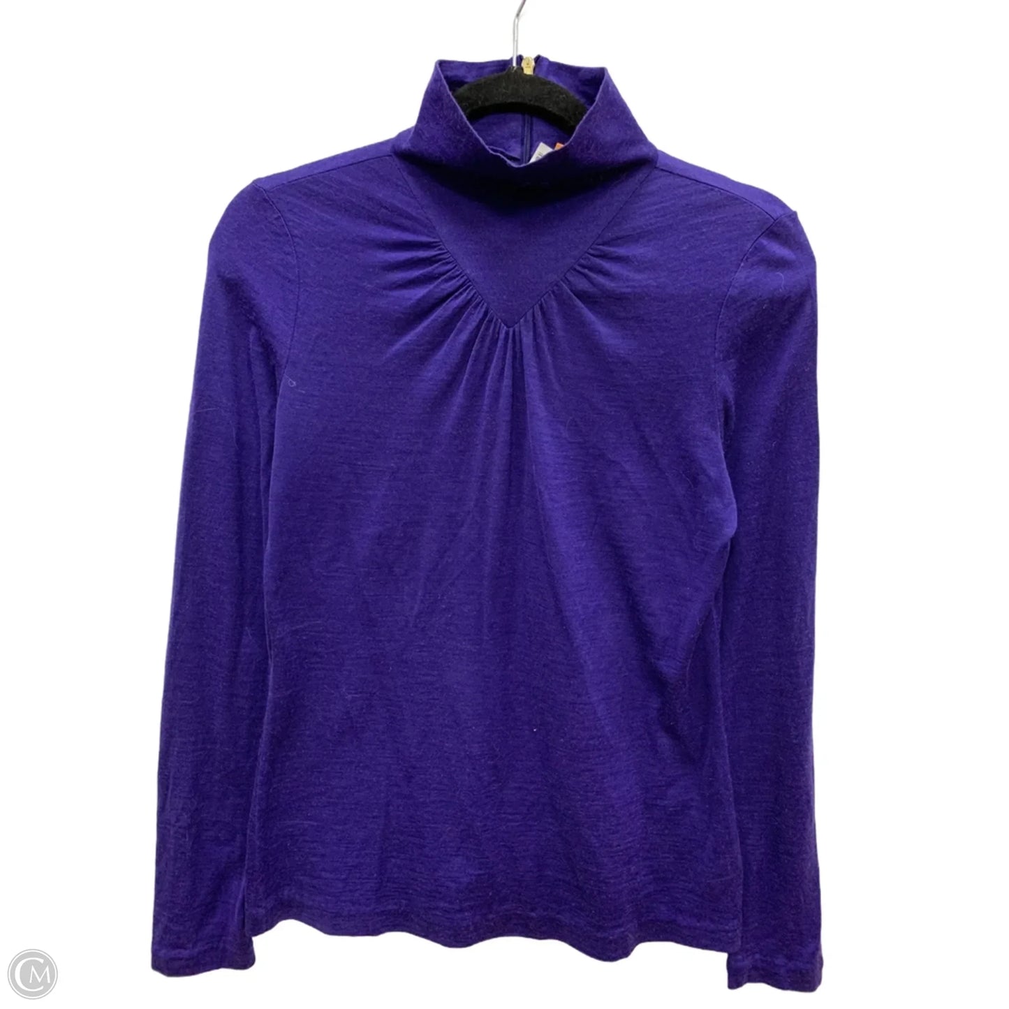 Top Long Sleeve Designer By Tory Burch In Purple, Size: S