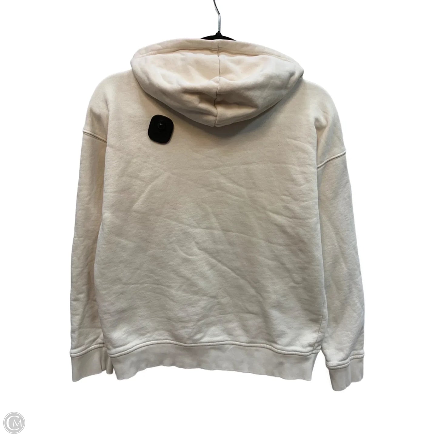 Sweatshirt Hoodie By Adidas In Tan & White, Size: S