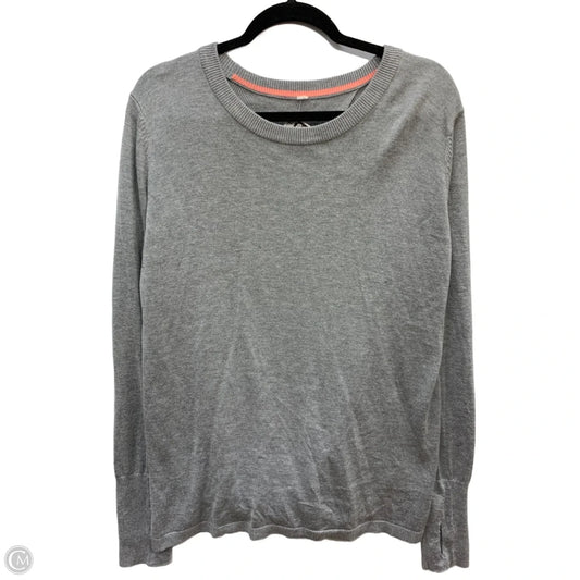 Sweater By Lululemon In Grey, Size: M