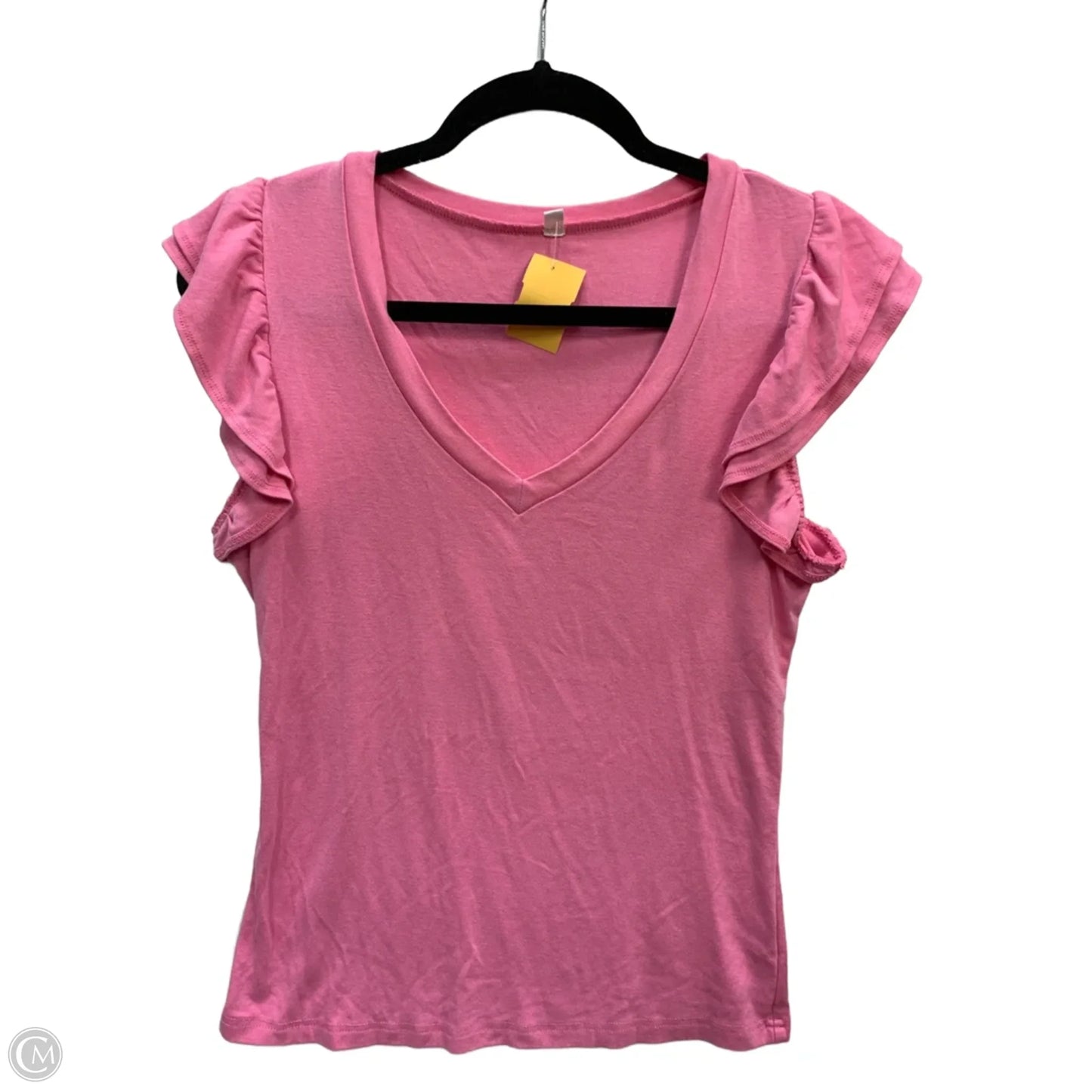 Top Short Sleeve By Clothes Mentor In Pink, Size: M