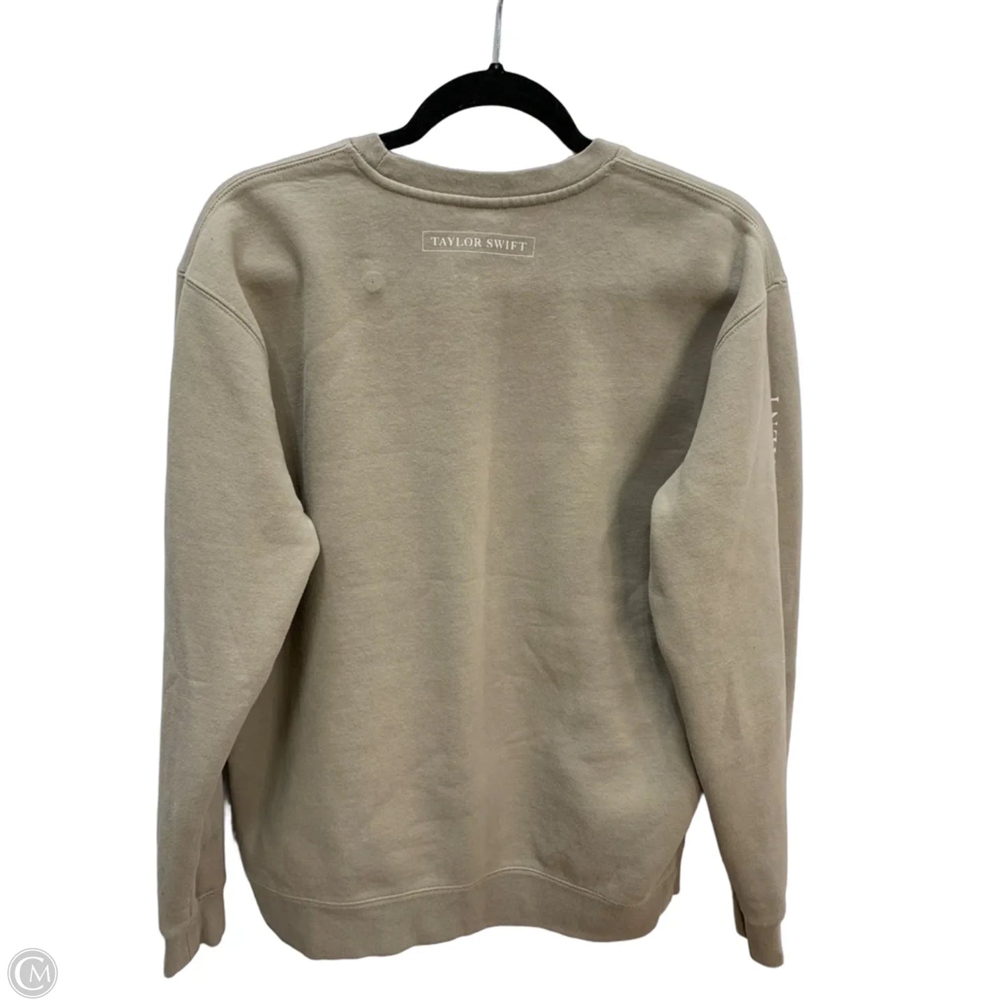 Sweatshirt Crewneck By Taylor In Tan, Size: M