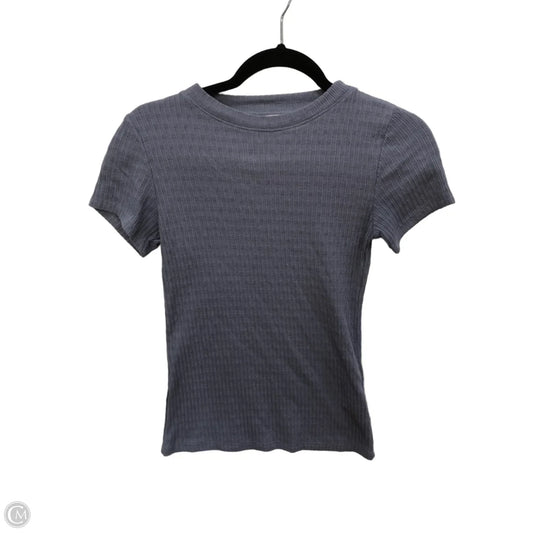 Top Short Sleeve Basic By Pilcro In Blue, Size: Xs
