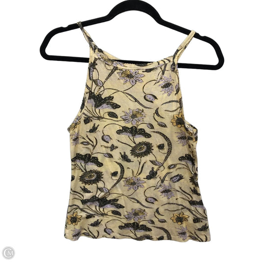 Tank Top By Ulla Johnson In Yellow, Size: S