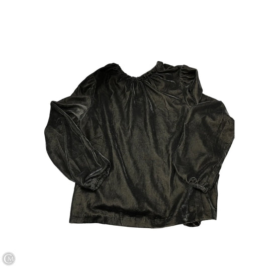 Blouse Long Sleeve By Ann Taylor In Black, Size: M