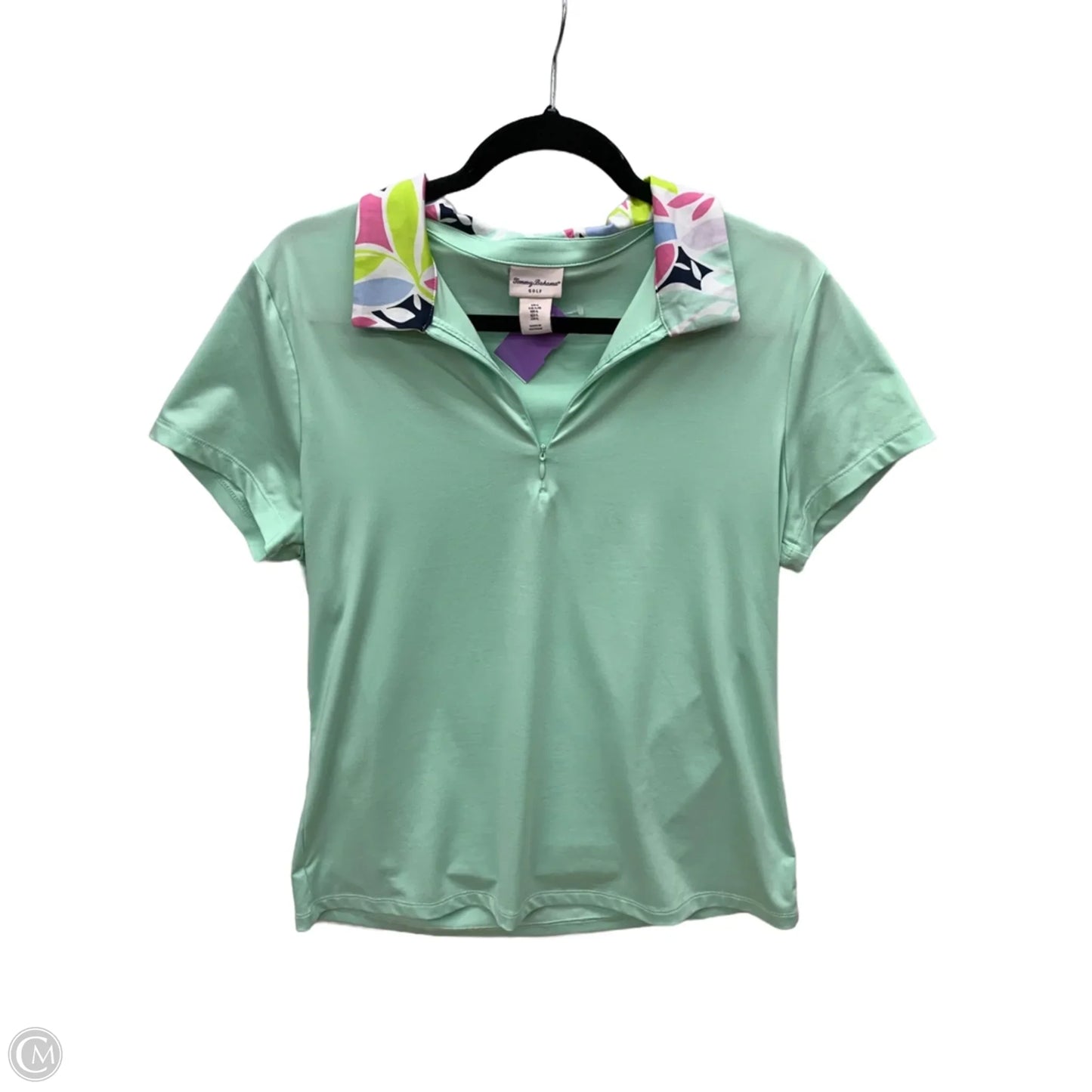 Top Short Sleeve By Tommy Bahama In Green, Size: L