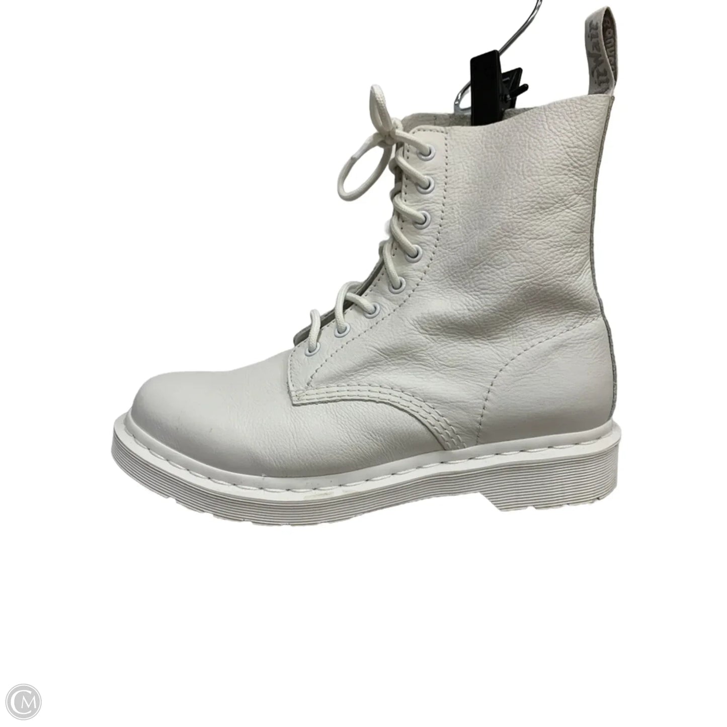 Boots Combat By Dr Martens In White, Size: 9