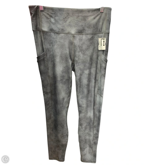 Athletic Leggings By Fabletics In Grey, Size: L