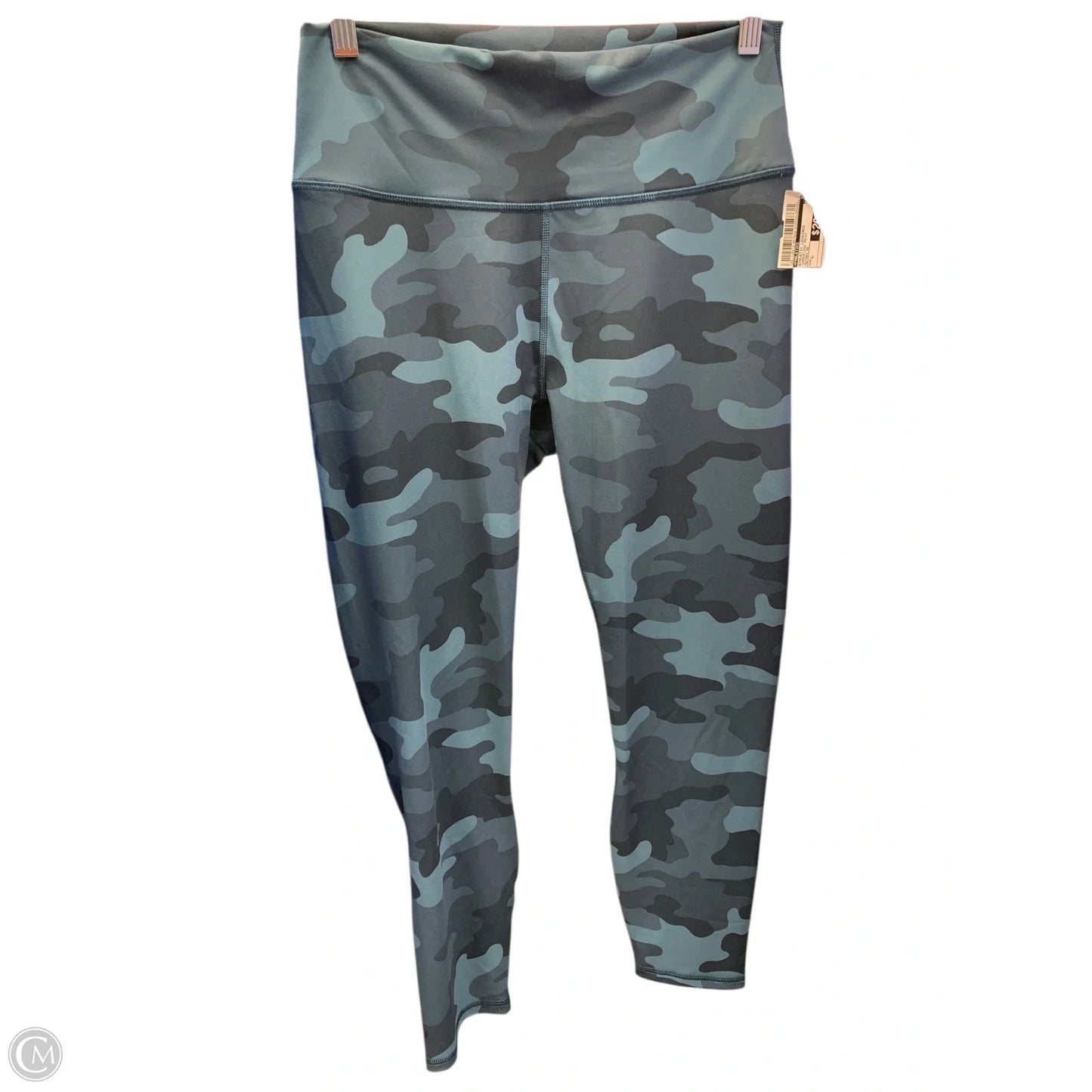 Athletic Leggings By Fabletics In Camouflage Print, Size: L