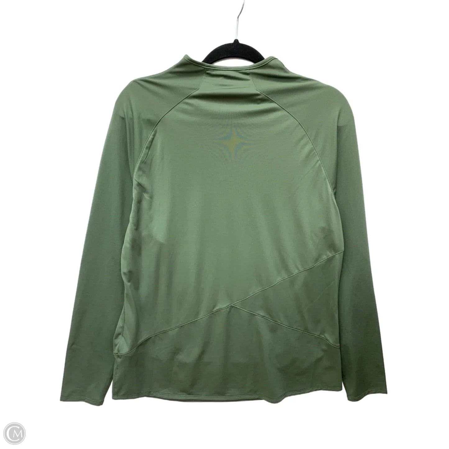 Athletic Sweatshirt Collar By Puma In Green, Size: L