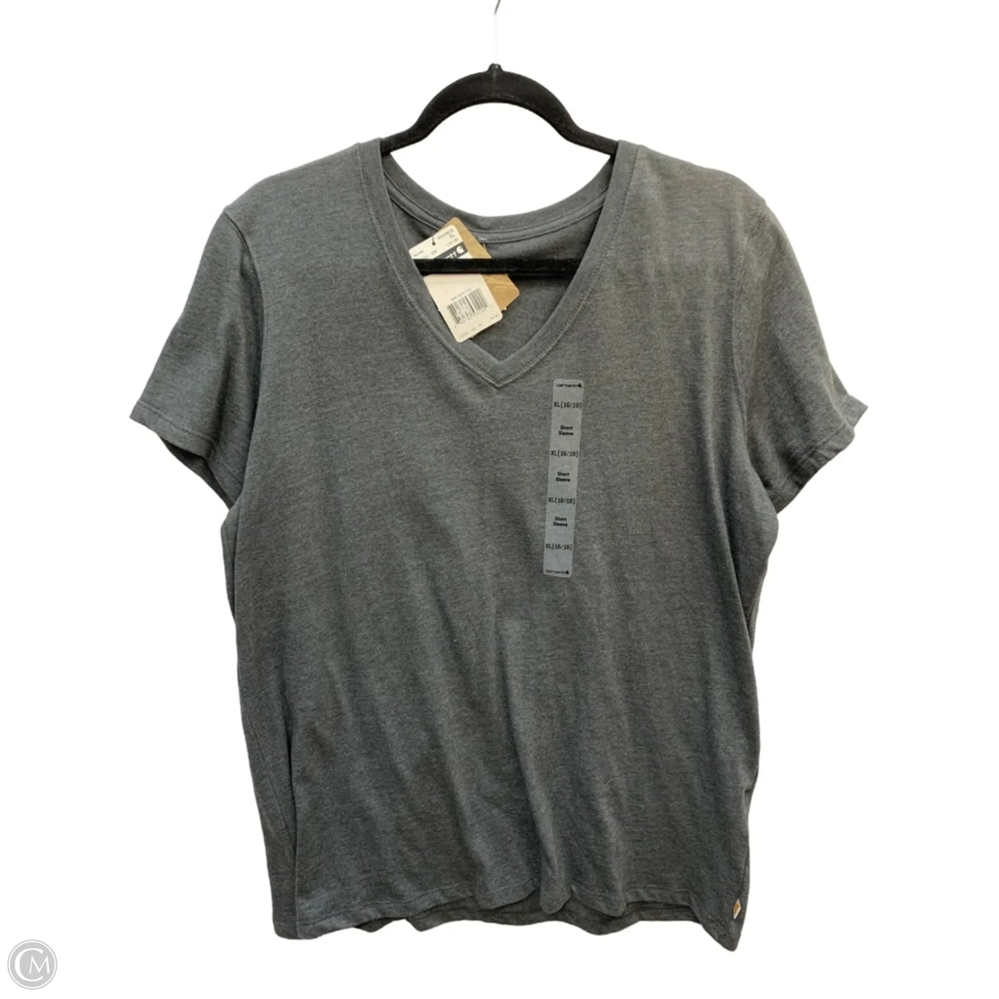 Top Short Sleeve Basic By Carhartt In Grey, Size: Xl