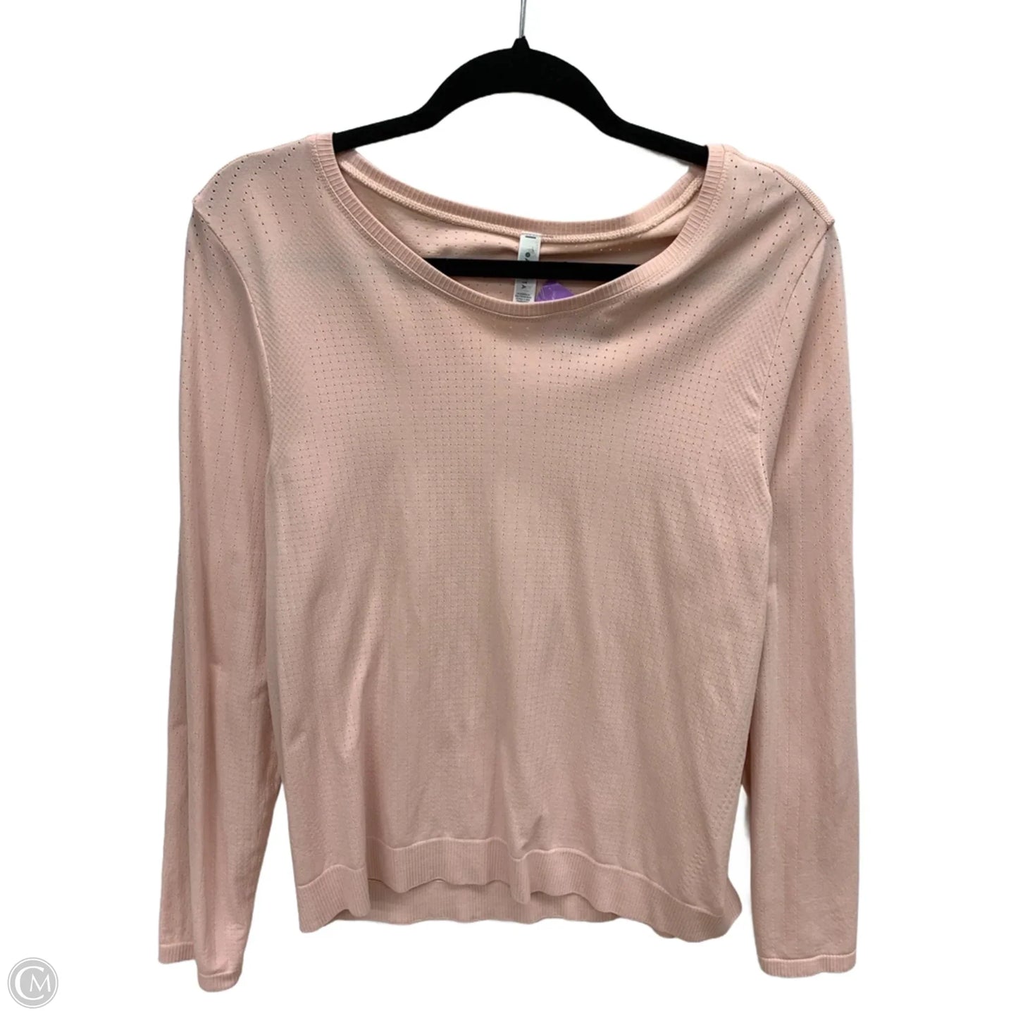 Athletic Top Long Sleeve Crewneck By Athleta In Pink, Size: Xl