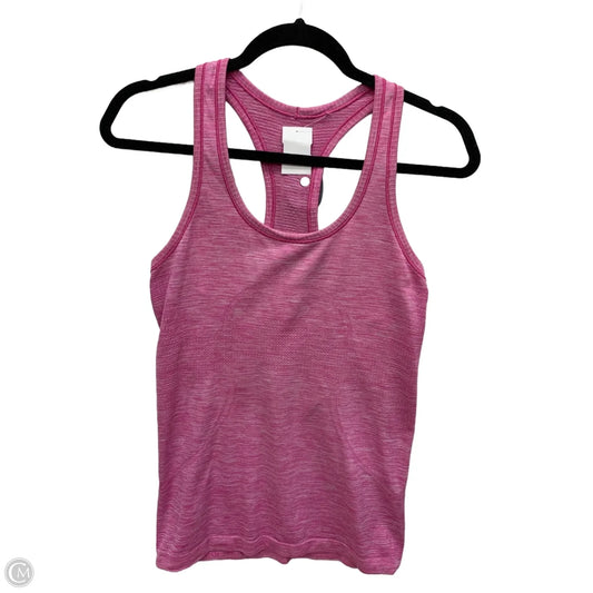 Athletic Tank Top By Lululemon In Pink, Size: 6
