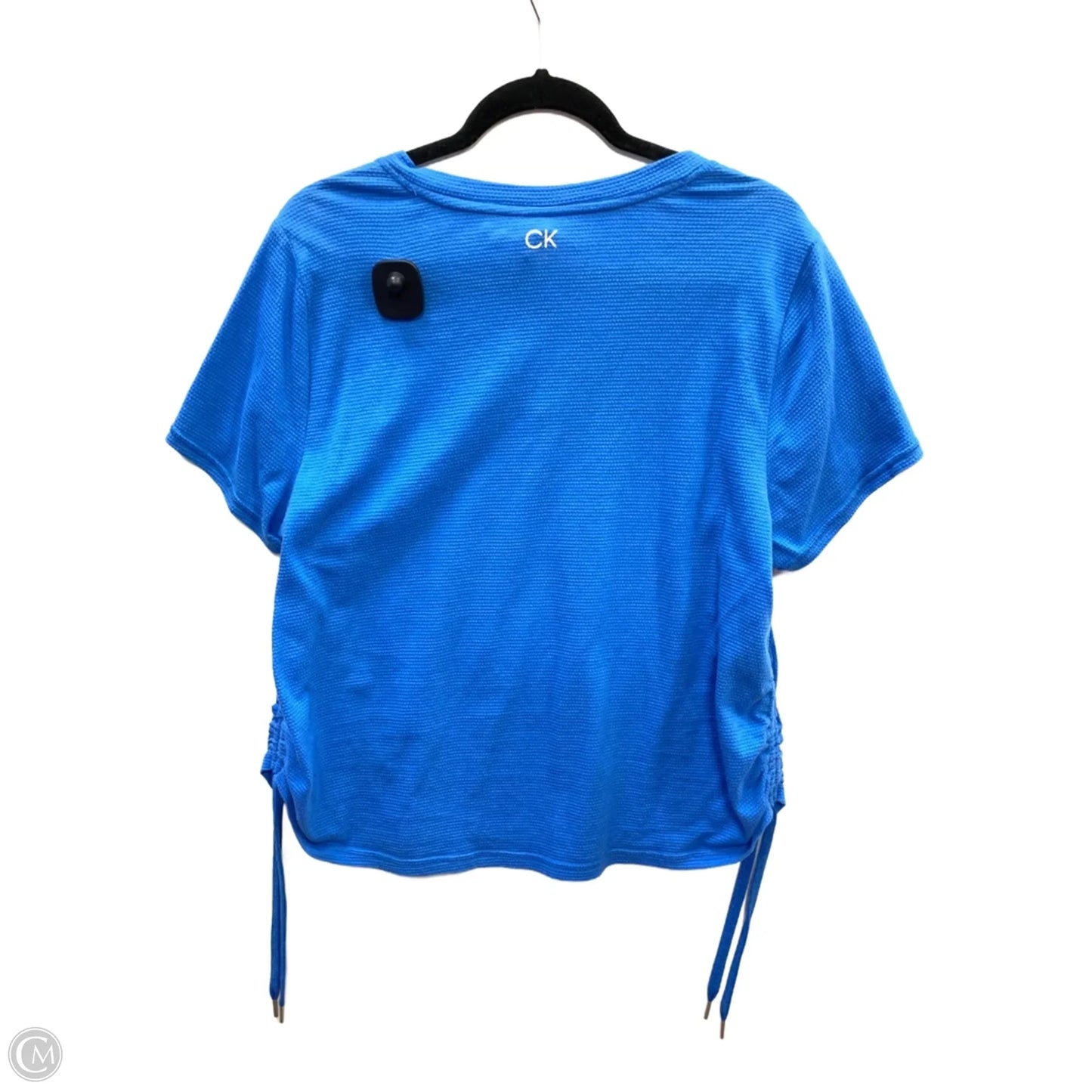 Athletic Top Short Sleeve By Calvin Klein Performance In Blue, Size: 1x