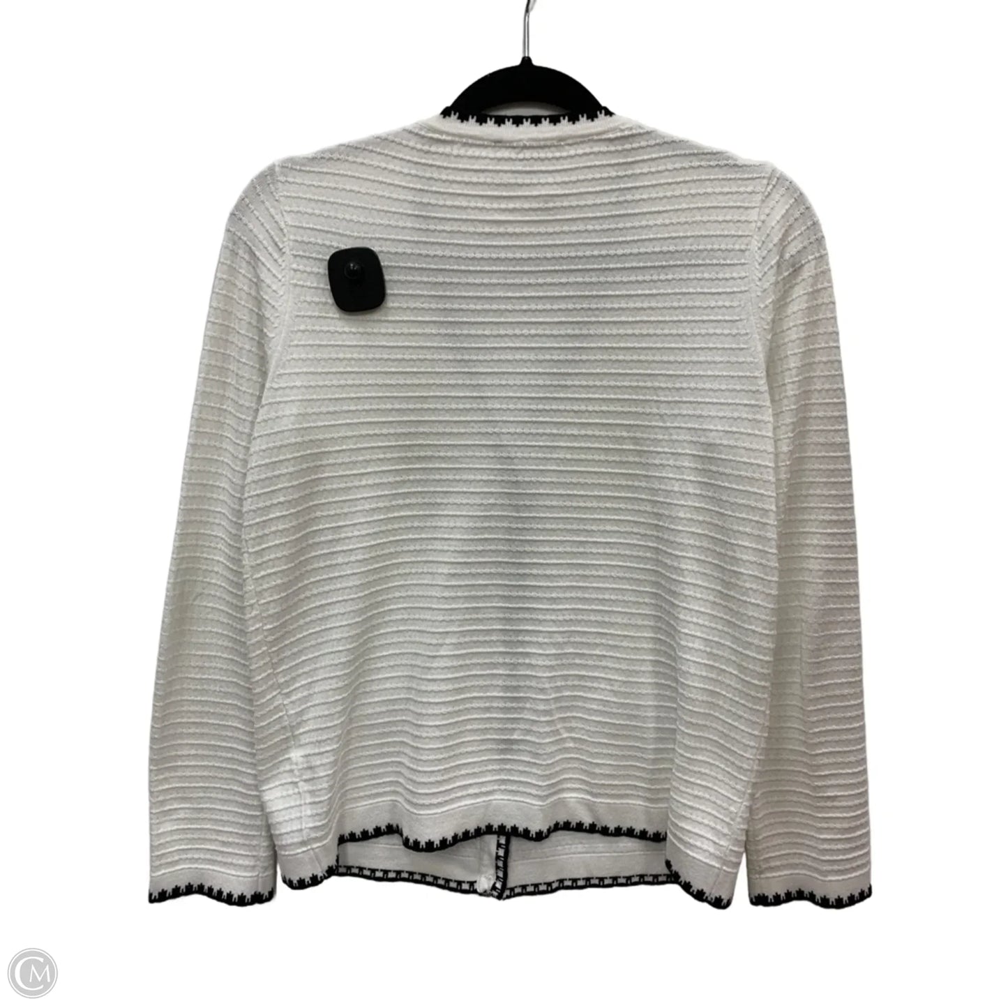 Sweater Cardigan By Adrianna Papell In White, Size: S