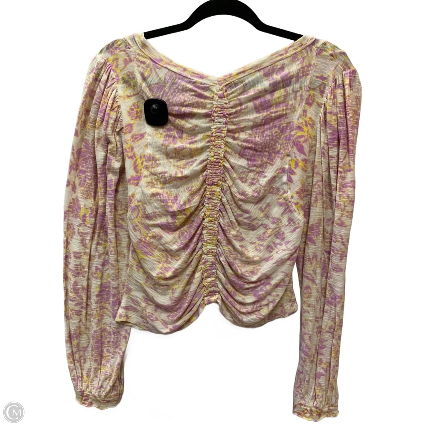 Top Long Sleeve By Free People In Pink, Size: L