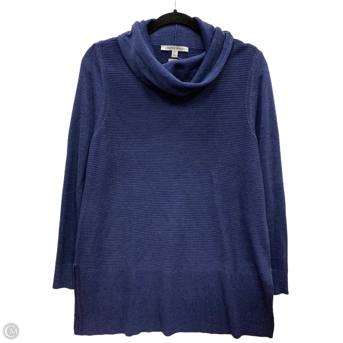 Sweater By Adrienne Vittadini In Navy, Size: Xl