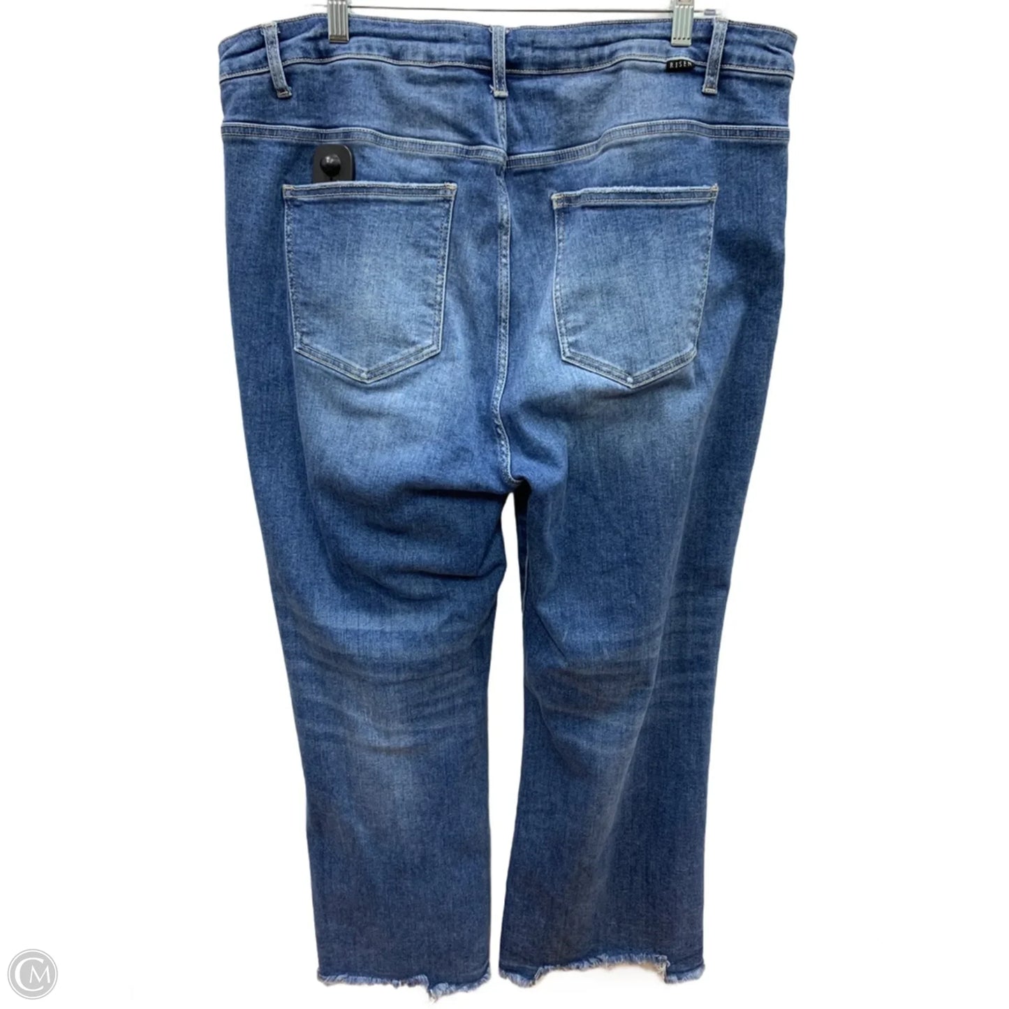 Jeans Straight By Risen In Blue Denim, Size: 3x