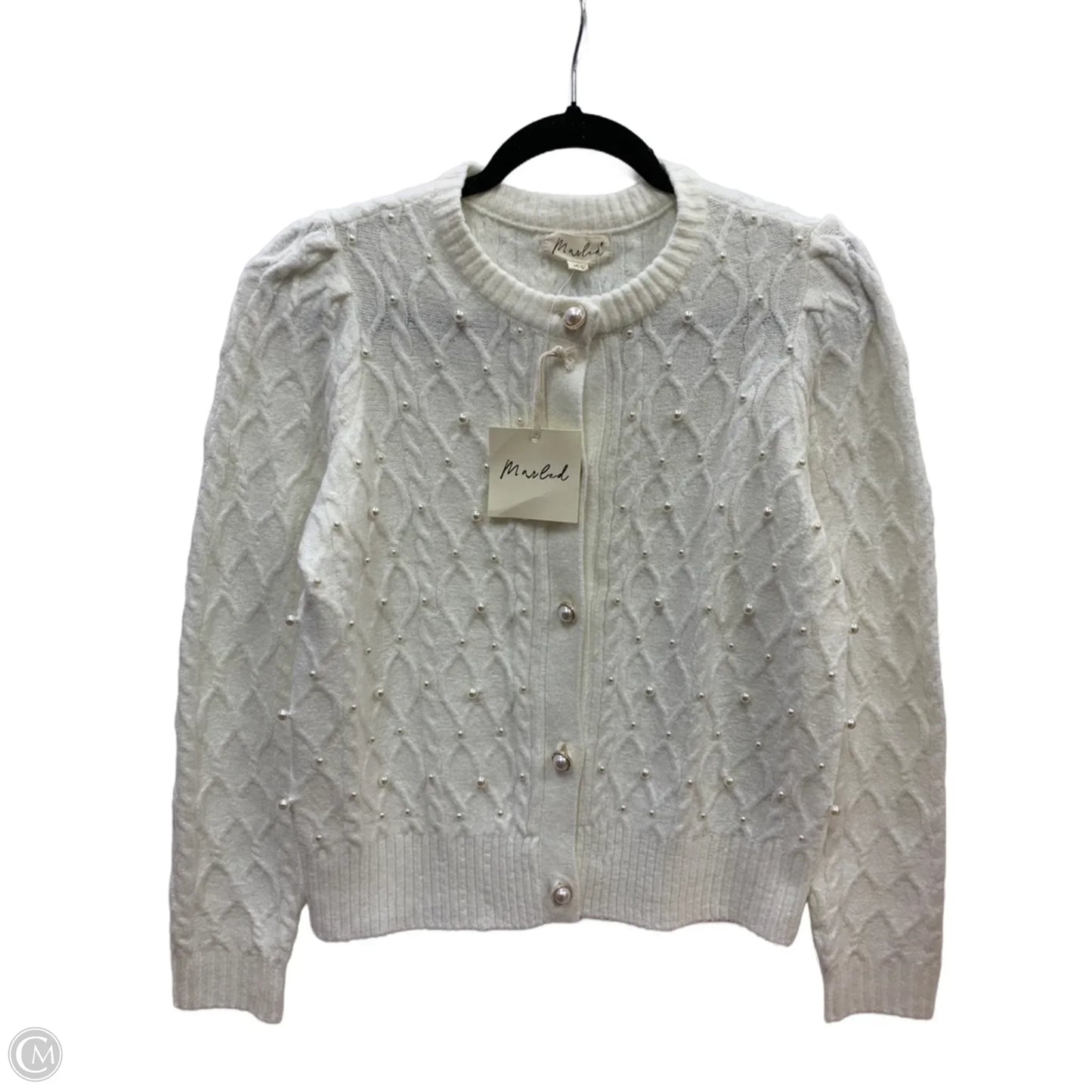 Sweater Cardigan By Marled In White, Size: Xs