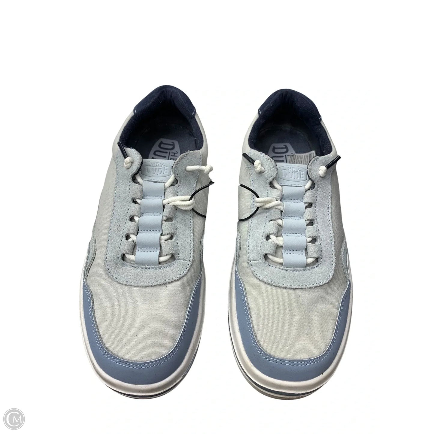 Shoes Flats By Hey Dude In Blue, Size: 8