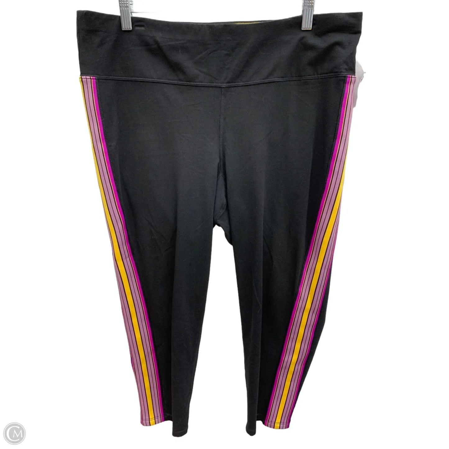 Athletic Leggings Capris By Calvin Klein In Black, Size: 2x