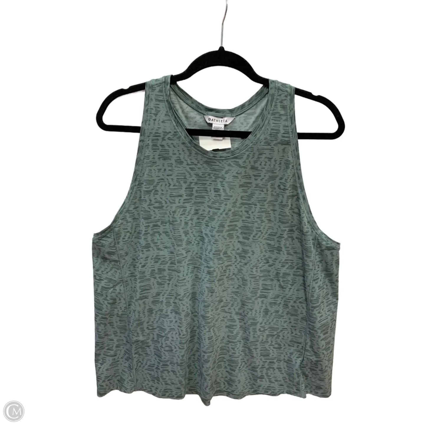 Athletic Tank Top By Athleta In Green, Size: 1x